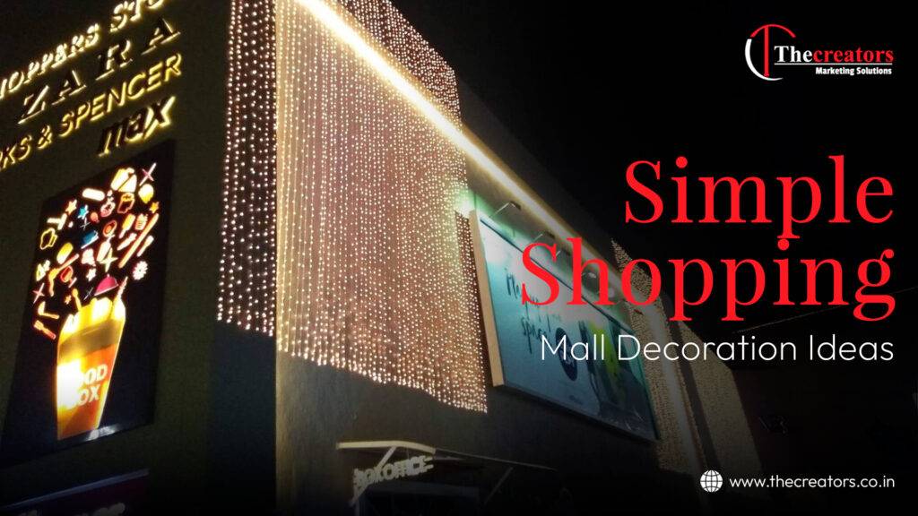Simple Shopping Mall Decoration Ideas