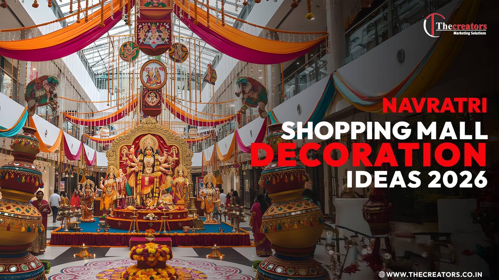 Navratri Shopping Mall Decoration